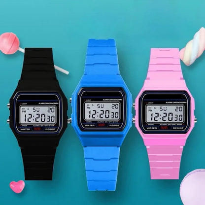 Montre de sport de luxe analogique et numérique militaire pour homme, étanche, avec LED, pour enfants et femmes, avec bracelet et alarme