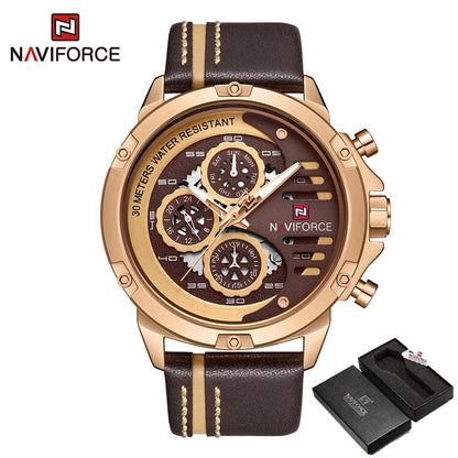 Nouvelle Montre Homme NAVIFORCE Créative Sport Militaire Montre-Bracelet Homme d'Affaires Luxueuse Décontractée Relogio Masculino
