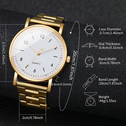 Lot de 4 montres à cadran arabe tendance pour femme, montre-bracelet à quartz pour femme avec strass, ensemble de bracelets Reloj Mujer (sans boîte)