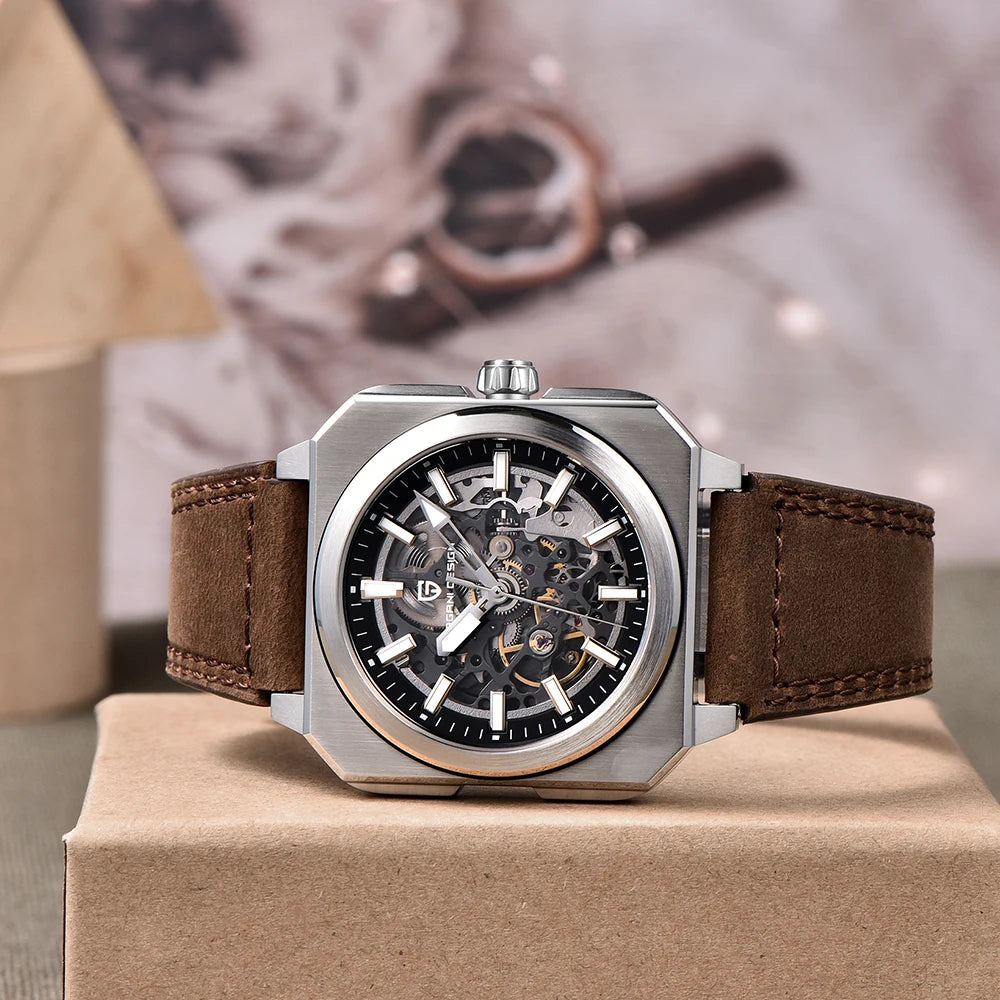 Montre Squelette Automatique ChronoState Aero Pulse 38mm pour Hommes