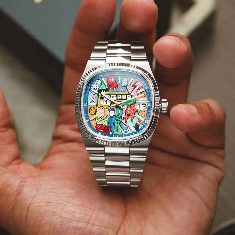 Montre rétro carrée pour hommes, marque de luxe légère, cadeau authentique 2026, nouveau bracelet en acier inoxydable, montre à quartz étanche