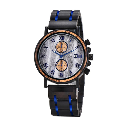 Montre en Bois BOBO BIRD pour Hommes Mouvement à Quartz Japonais Montres Étanche relogio masculino Cadeaux Personnalisables