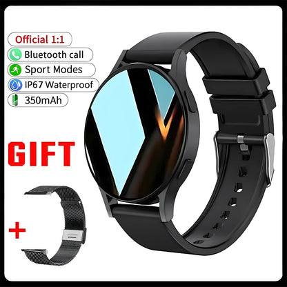 Montre Connectée Bluetooth Pro Appel 1,39 Pouces Cadrans Personnalisés Musique Sport Homme Femme Montre 6 Moniteur de Santé Smartwatch Pour Android IOS