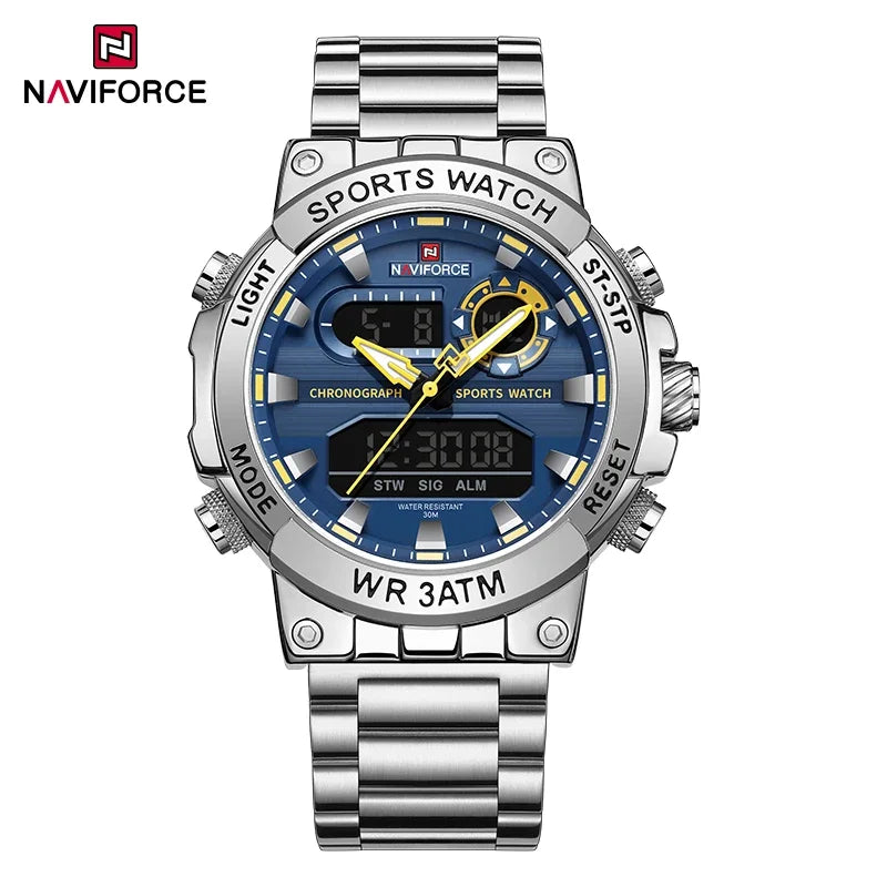 NAVIFORCE NF9237 Military Dual Display Chronograph Watch
