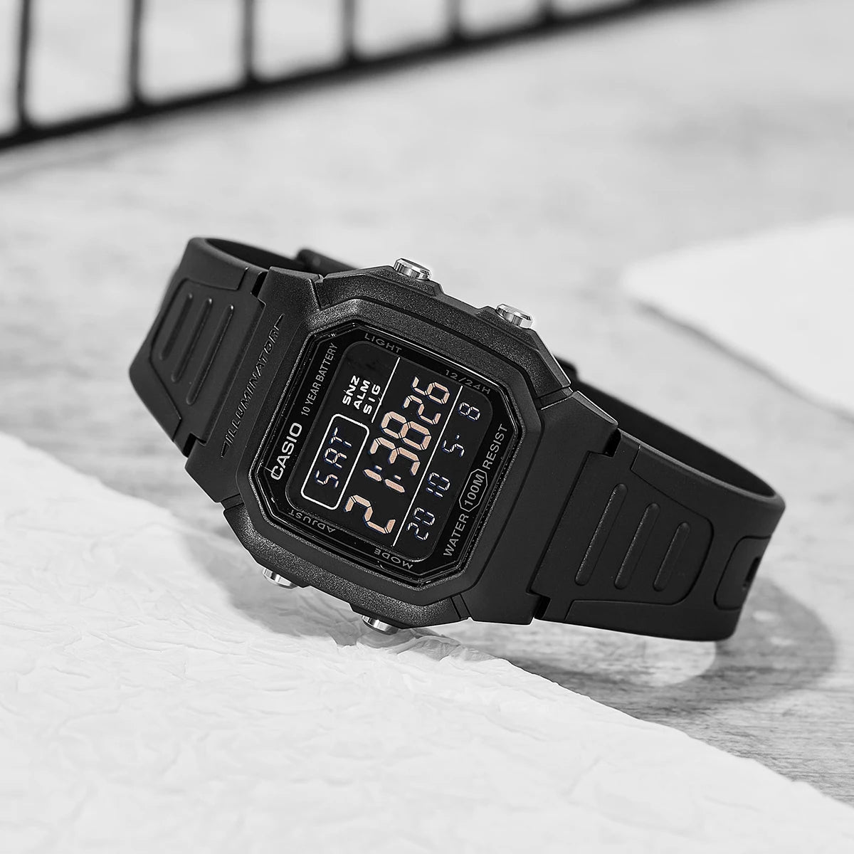 Montre Casio G-Shock Montre homme de luxe militaire avec pile 10 ans Montre numérique sport quartz homme relogio W-800H