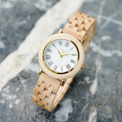Montre en bois pour femmes BOBO BIRD, gravée sur mesure, montre-bracelet à quartz écologique pour cadeaux, montre en bois personnalisée, livraison directe.