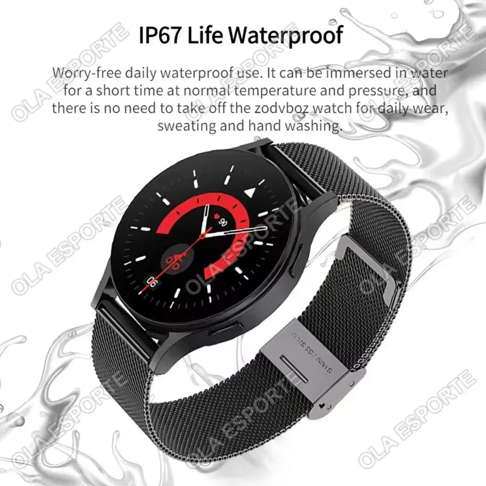 2025 Nouvelle Smartwatch Femme Appel Bluetooth Montres Dame Sport Étanche Fréquence Cardiaque Sommeil Smart Watch pour Femme Cadeau