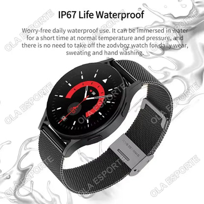 2025 Nouvelle Smartwatch Femme Appel Bluetooth Montres Dame Sport Étanche Fréquence Cardiaque Sommeil Smart Watch pour Femme Cadeau