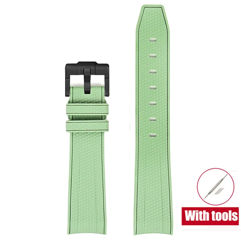 Bracelet de montre en caoutchouc pour Swatch X Omega Joint MoonSwatch étanche Sport 20mm Bracelet de montre en silicone incurvé pour hommes et femmes
