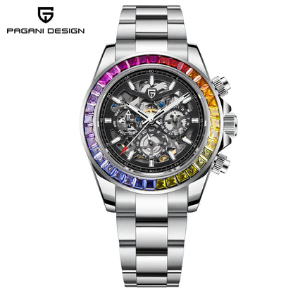 ChronoState Noir Prestige Automatic Luxury Chronograph Watch for Men