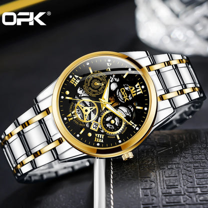 OPK8135 Steel Band Night Glow Watch