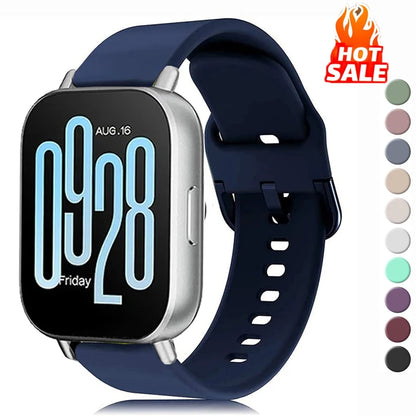 22mm Silicone Strap For Redmi Watch 5 lite Sport Band For Xiaomi Mi Watch 5 Active Accessories correa Bracelet smart Wristband