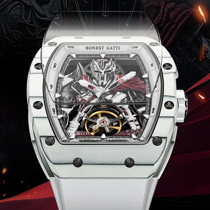 ChronoState Iron Legion Carbon Fiber Mechanical Luxury Watch for Men
