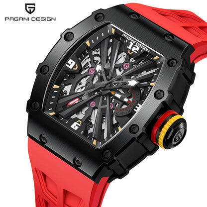 ChronoState Silver Phantom VH65 Skeleton Quartz Watch for Men