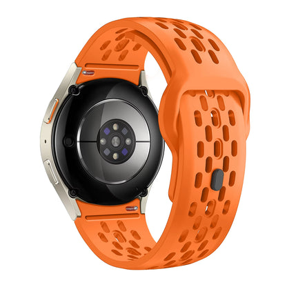 for Samsung Galaxy Watch 7 Strap 4/5/6/FE/classic/Pro 44mm 40mm wrist belt Silicone Sport correa Bracelet Galaxy Watch 7 Band