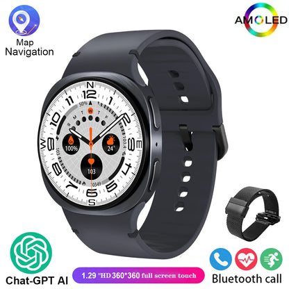 Nouvelles Montres 2025 8 Mini GPS Track Montre Connectée Intelligente Pour Hommes Femmes Santé Sport AMOLED Fréquence Cardiaque Appel Bluetooth Montre Connectée Étanche