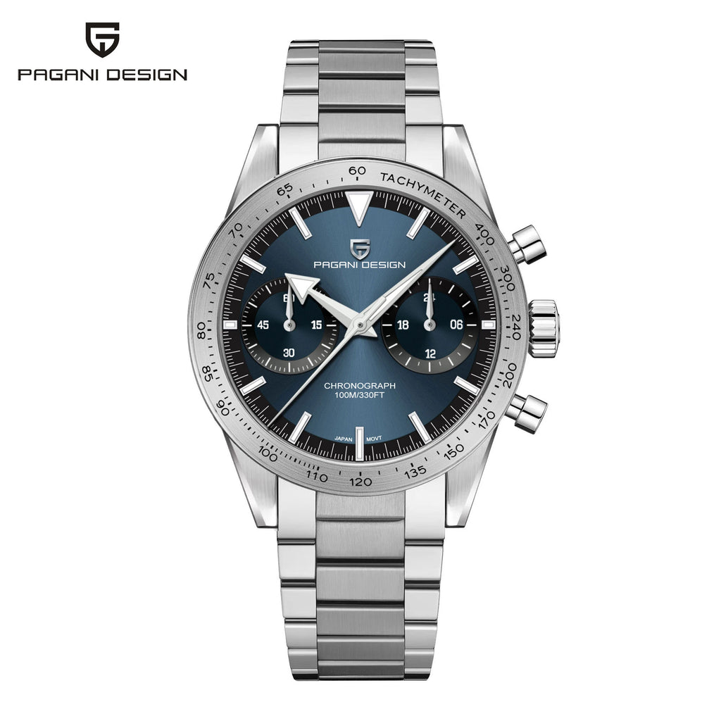 2026 New PAGANI DESIGN Retro Mens Watches Moon Quartz Watch For Men Speed Sports Chronograph AR Sapphire VK64 Clock Reloj Hombre