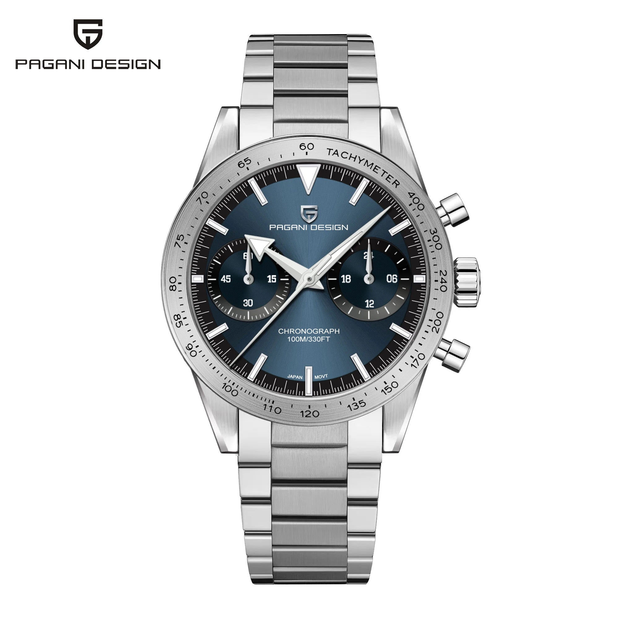 2026 New PAGANI DESIGN Retro Mens Watches Moon Quartz Watch For Men Speed Sports Chronograph AR Sapphire VK64 Clock Reloj Hombre