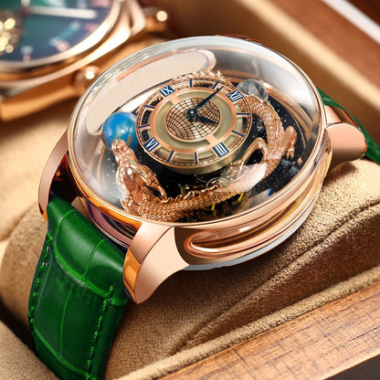 ChronoState Executive Tourbillon Automatic Luxury Business Watch for Mens
