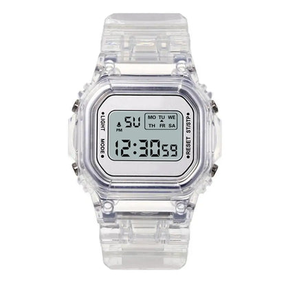 Luxury Women's Rose Gold Silicone Watches Women Fashion LED Digital Clock Casual Ladies Electronic Watch Reloj Mujer 2025