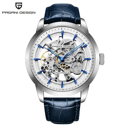 ChronoState Executive Hollow Luxury Mechanical Leather Watch for Men