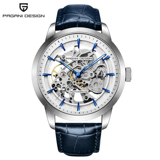 ChronoState Executive Hollow Luxury Mechanical Leather Watch for Men
