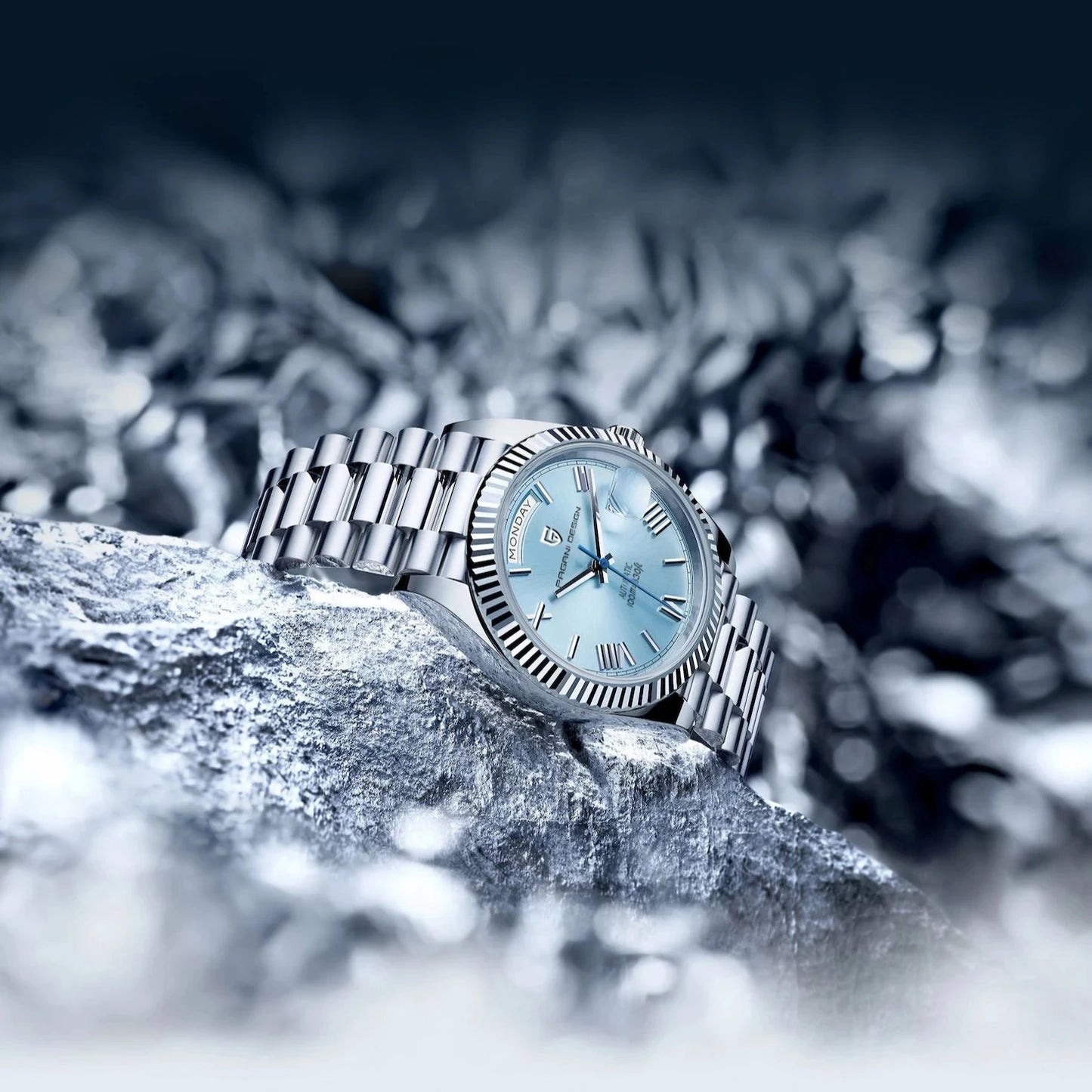 Montre-bracelet automatique de luxe pour homme PAGANI DESIGN 2026, marque de luxe, mouvement mécanique, verre saphir AR, calendrier