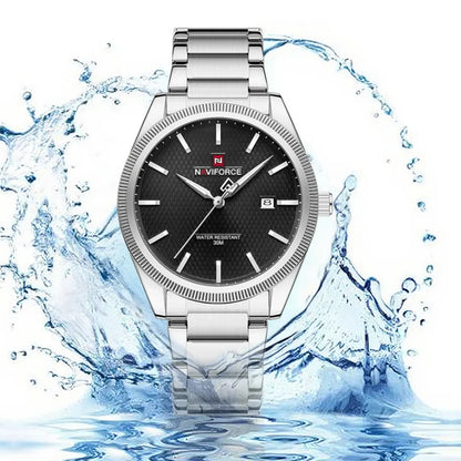 NAVIFORCE NF9276S Zinc Alloy Case Stainless Steel Band Watch