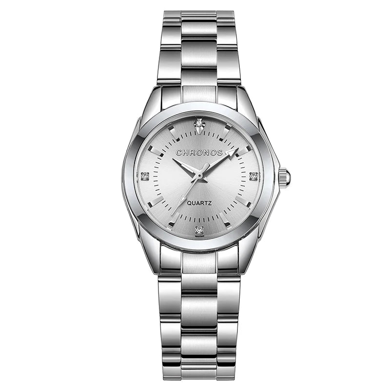ChronoState Bella Royale Elegant Stainless Steel Quartz Watch for Women