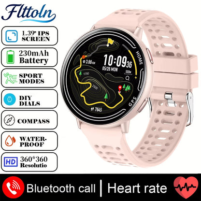 Nouvelle smartwatch GPS chaude AMOLED 1,43, Boussole, étanche IP68, appel Bluetooth, montre multisports, cadeau pour hommes et femmes pour Android