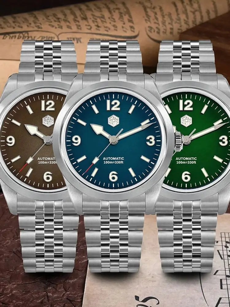 San Martin SN0107G-B Automatic Mechanical Watch