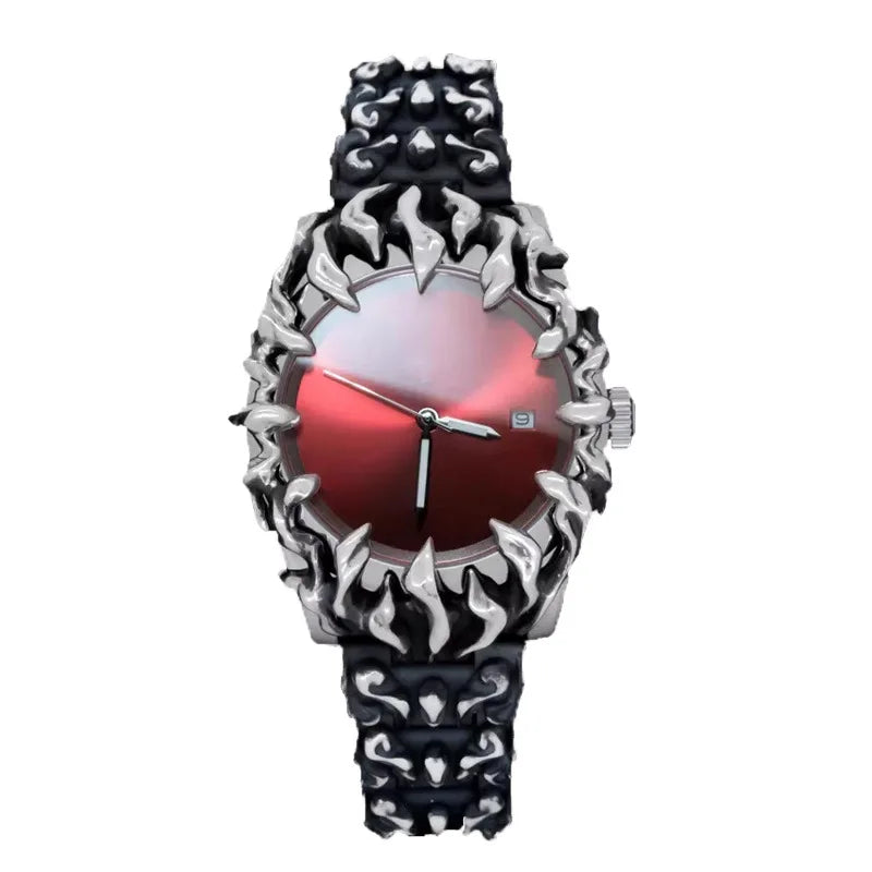 montres tendance hétéroclites en forme de griffe, en albâtre, style rétro, Y2K, euro-américaines, montres spéciales de niche avancées sur Instagram