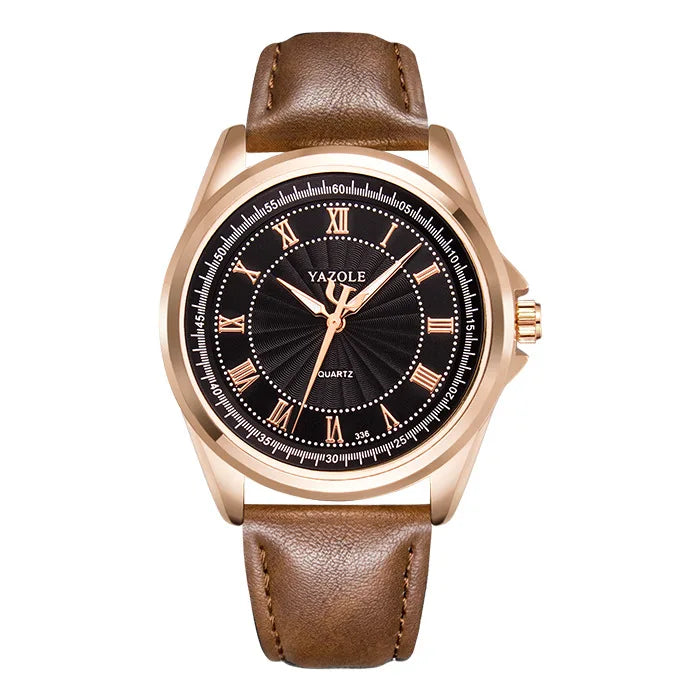 ChronoState YAZOLE – Luxury Quartz Men’s Watch | Classic Business Analog Wristwatch