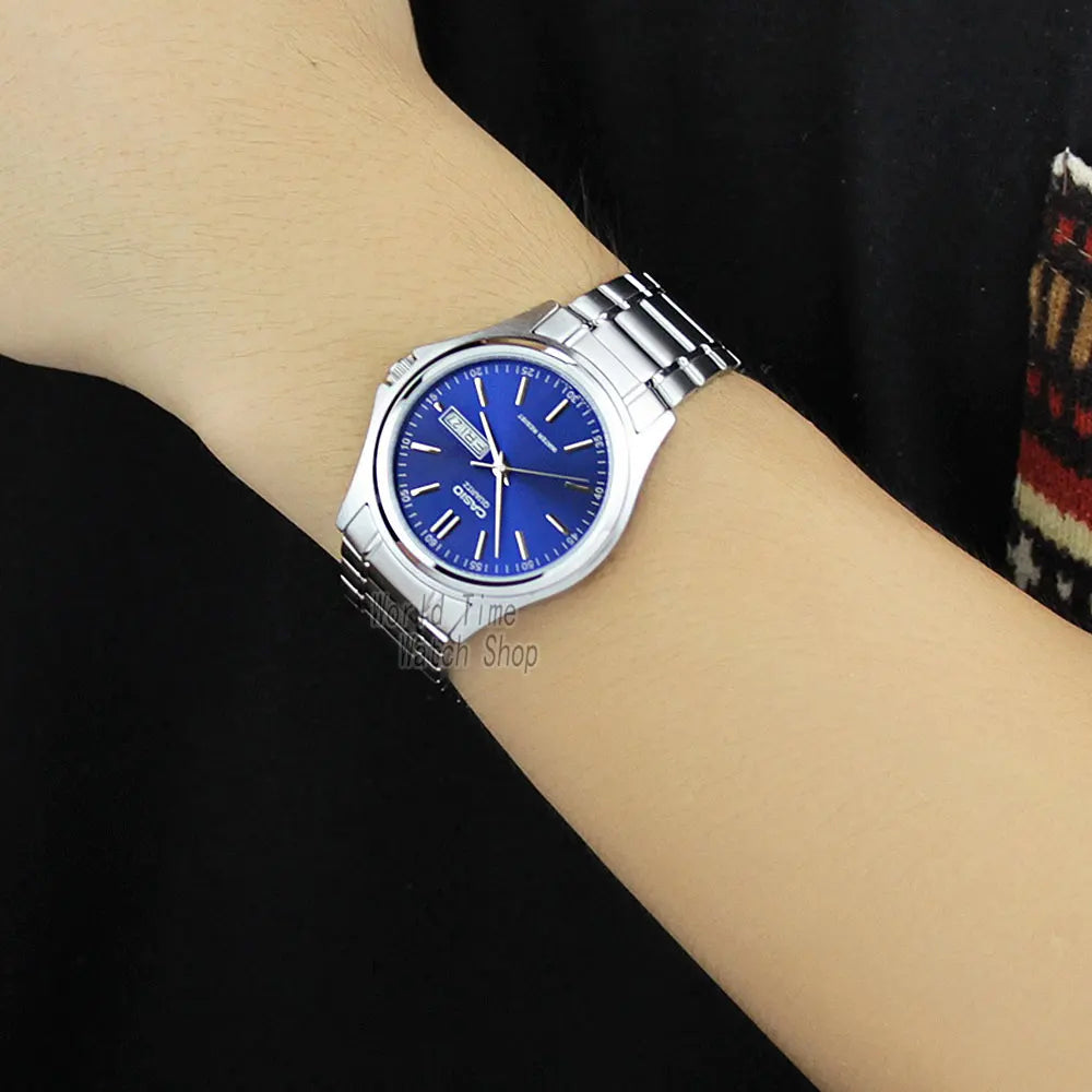 Montre Casio homme simple calendrier hebdomadaire étanche à quartz style décontracté et professionnel