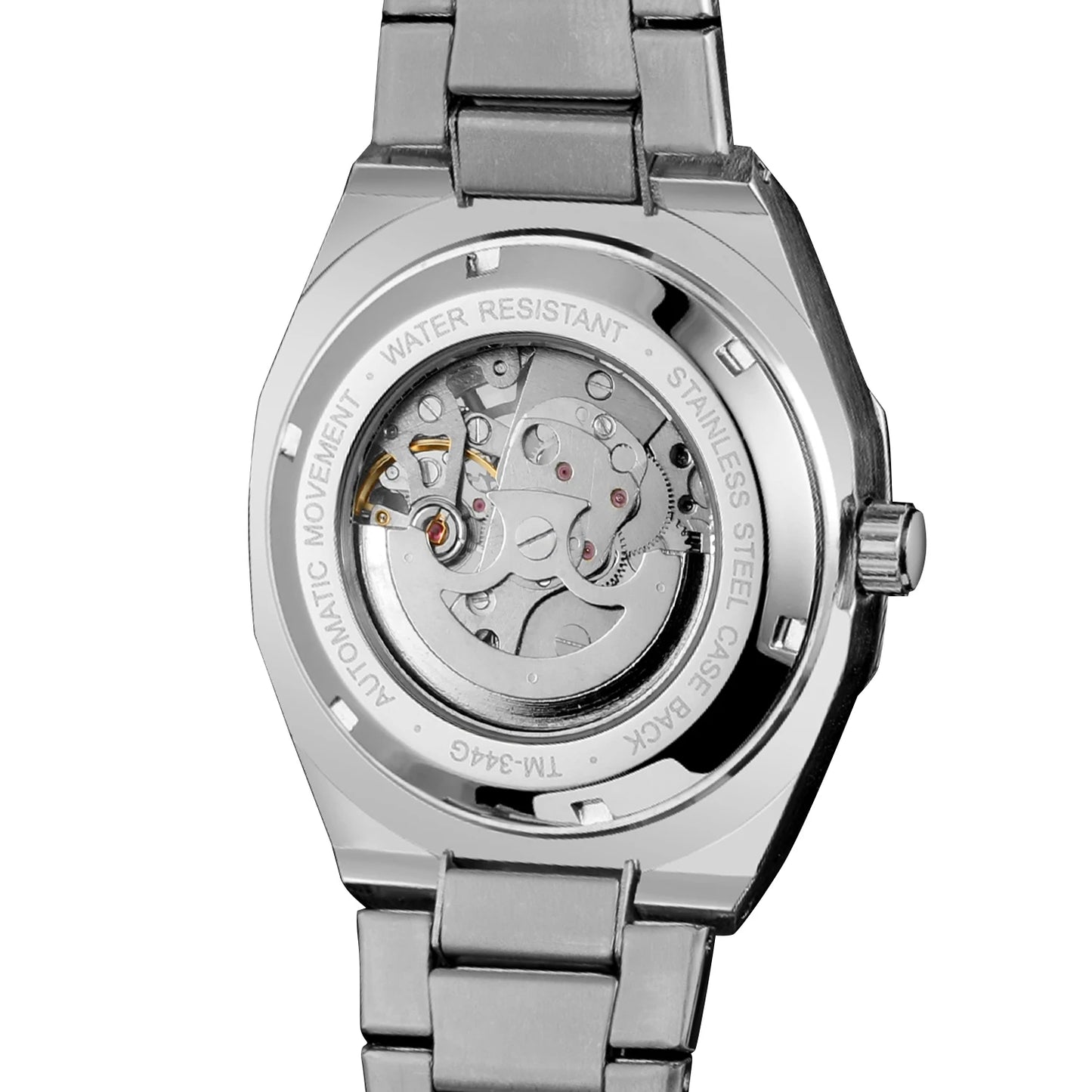 FORSINING Montres Homme Automatiques de Marque Supérieure Mécanique Transparente Étanche Militaire en Acier Inoxydable Montres-bracelets Sport