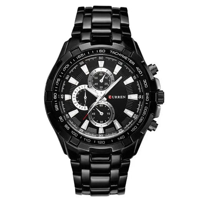 CURREN 8023 Montre à Quartz Homme Étanche Sport Militaire Montres Hommes Affaires Acier Inoxydable Montre-bracelet Horloge Masculine reloj hombre
