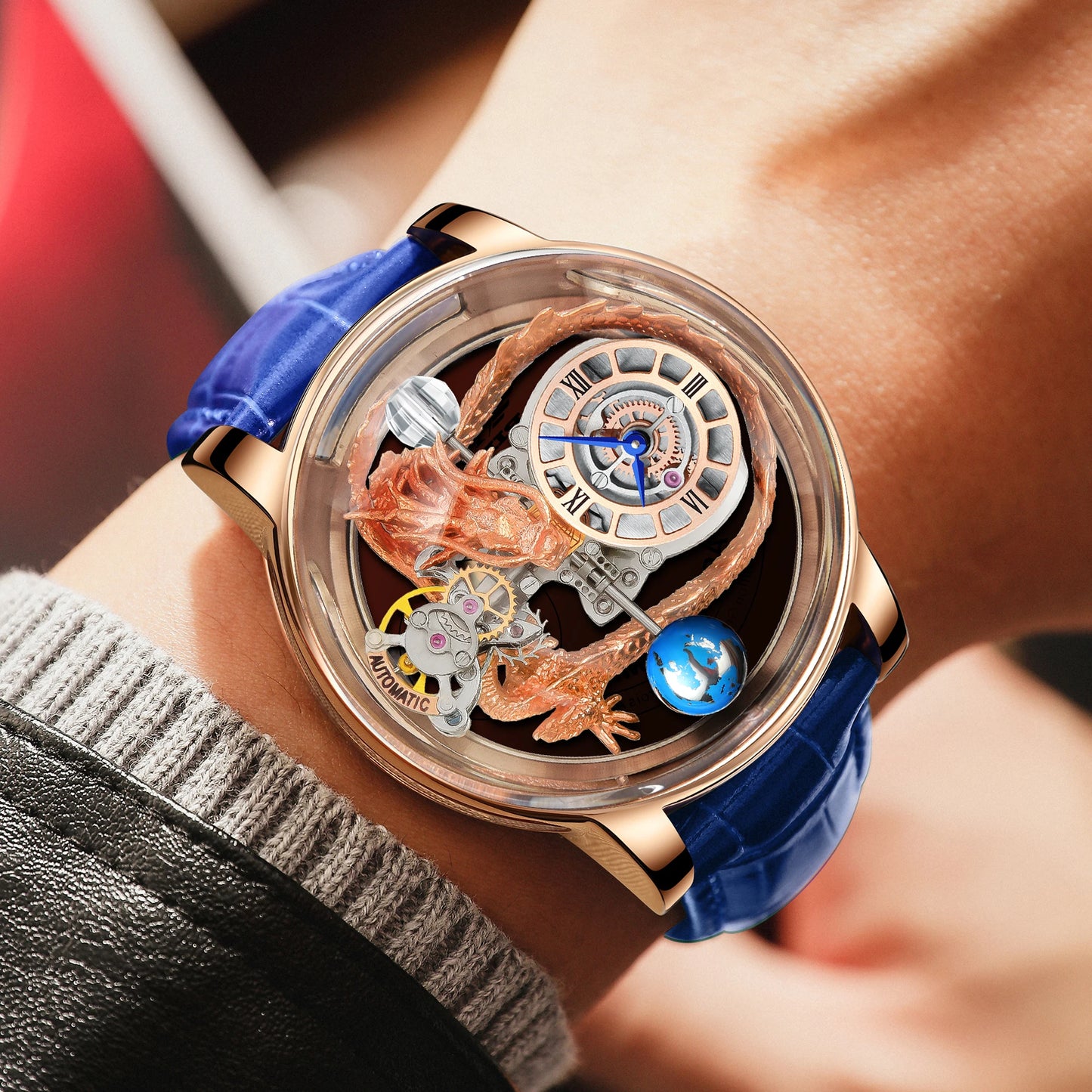ChronoState Solar Orbit Luxury Astronomical Quartz Watch for Men