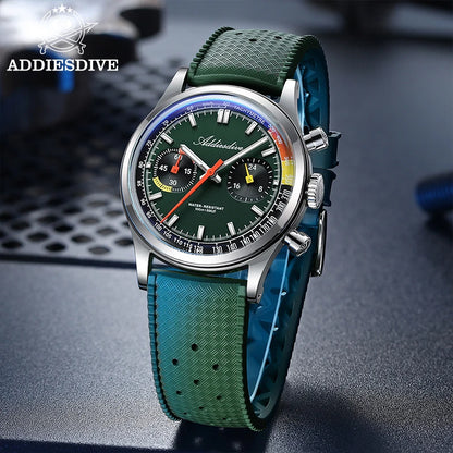 ChronoState ADDIESDIVE VK64 – Montre chronographe 38MM | Montre à quartz étanche 100M lumineuse BGW9