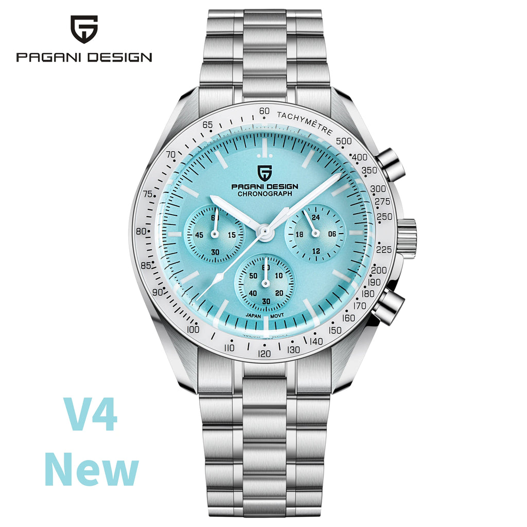 2026 New PAGANI DESIGN Tribute to CK2998 Moon Watch Retro Luxury Quartz Watches For Men Stainless steel Sport Chronograph Man