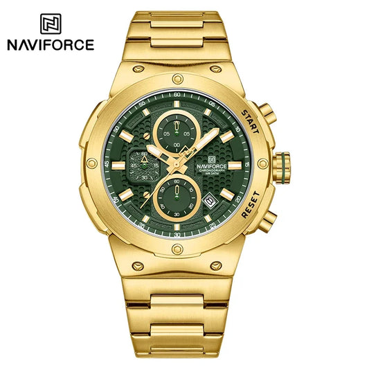 NAVIFORCE NF8072 Chronograph Stainless Steel Watch