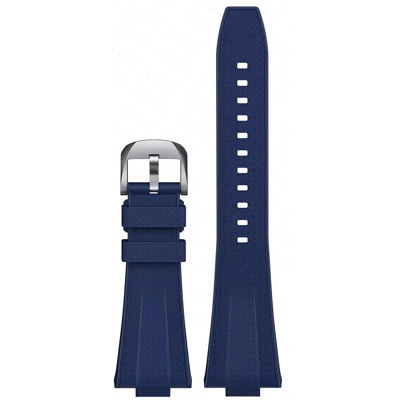 Bracelet de montre de rechange en silicone convexe pour homme Tissot PRX Powermatic 40mm T137.407 T137.410, en caoutchouc à dégagement rapide de 12mm