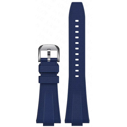 Bracelet de montre de rechange en silicone convexe pour homme Tissot PRX Powermatic 40mm T137.407 T137.410, en caoutchouc à dégagement rapide de 12mm