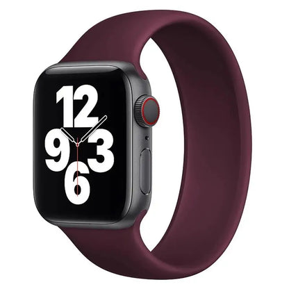 Solo Loop silicone for apple Watch Bands 40mm 44mm 45 41 49mm 42mm 46mm 38 bracelet iwatch series 11 10 9 8 7 6 se3 ultra2 strap