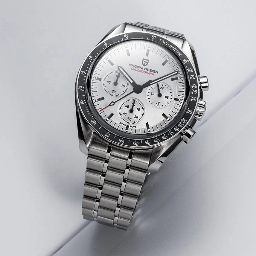 PAGANI DESIGN 2026 Nouvelle V5 PD1701 Montres Homme Luxe Montre à Quartz Homme Sport Vitesse Chronographe Verre Saphir AR Étanche 100M