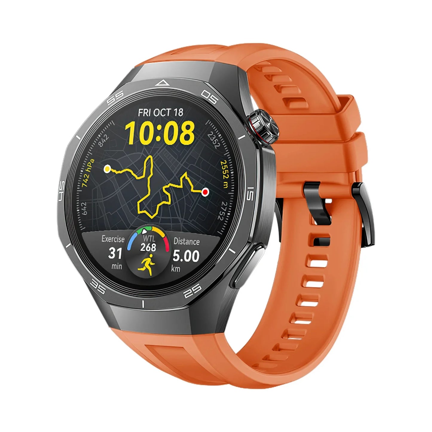 Silicone Strap For Huawei Watch 5 46mm Soft Sports Band 22mm WristBand For Huawei Watch 5/4/4Pro/3/3Pro Smart Watch Bracelet
