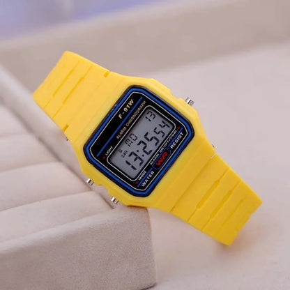 Fashion Mens Watch Digital Led Luxury Stainless Steel Square Wristwatch Electronic Watches for Men Female Clock Reloj Hombre