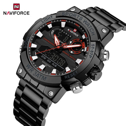 NAVIFORCE NF9237 Military Dual Display Chronograph Watch