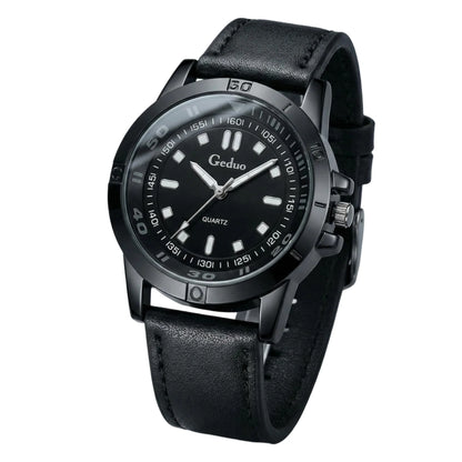 ChronoState 2026 Classic Leather – Montre décontractée à quartz pour hommes | Montre-bracelet analogique tendance