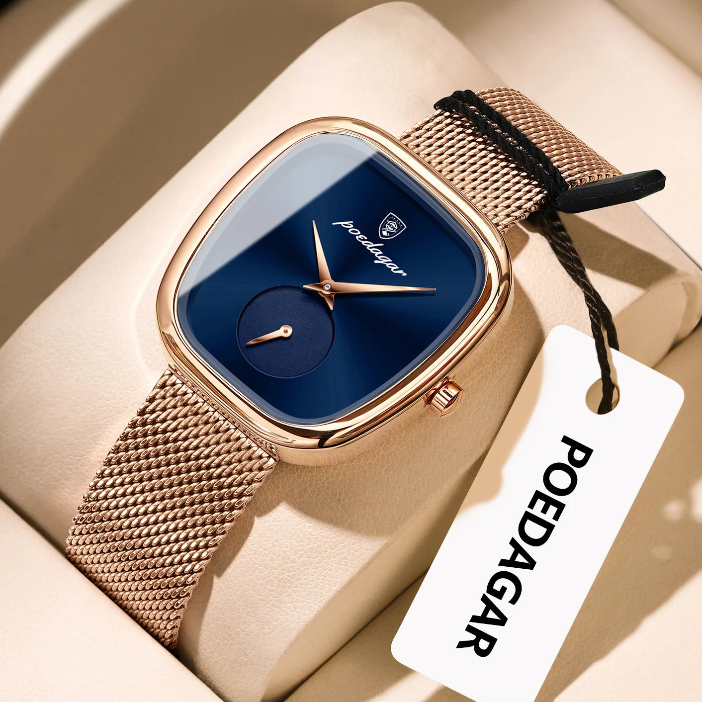 ChronoState Luna Mesh Elegant Quartz Watch for Women
