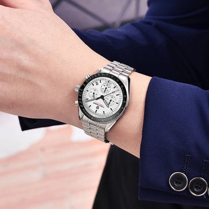 PAGANI DESIGN 2026 Nouvelle V5 PD1701 Montres Homme Luxe Montre à Quartz Homme Sport Vitesse Chronographe Verre Saphir AR Étanche 100M